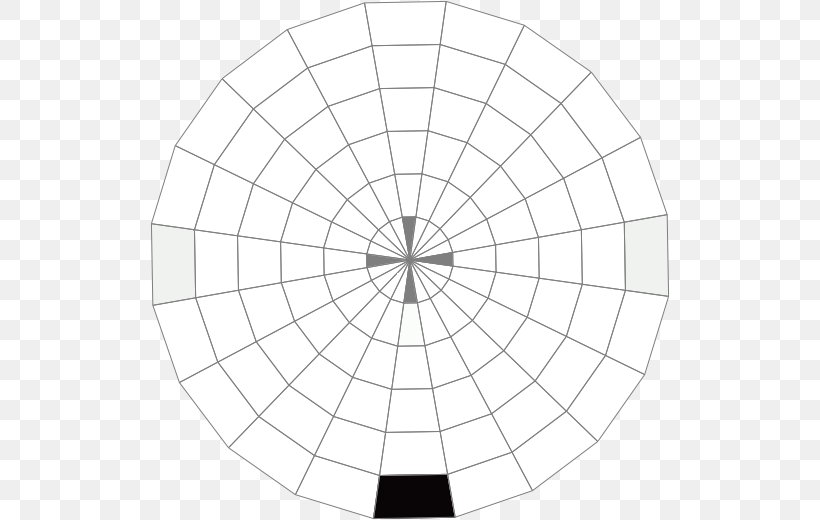 Angle Pattern Symmetry Circle Point, PNG, 520x520px, Symmetry, Area, Black, Black And White, Line Art Download Free