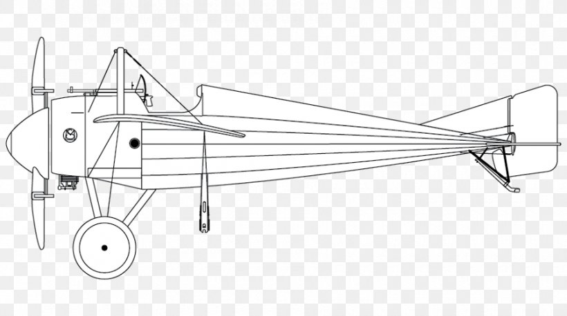 Morane-Saulnier N Airplane Monoplane Vickers Machine Gun France, PNG, 900x503px, Airplane, Aeronautics, Bathroom Accessory, Black And White, Drawing Download Free