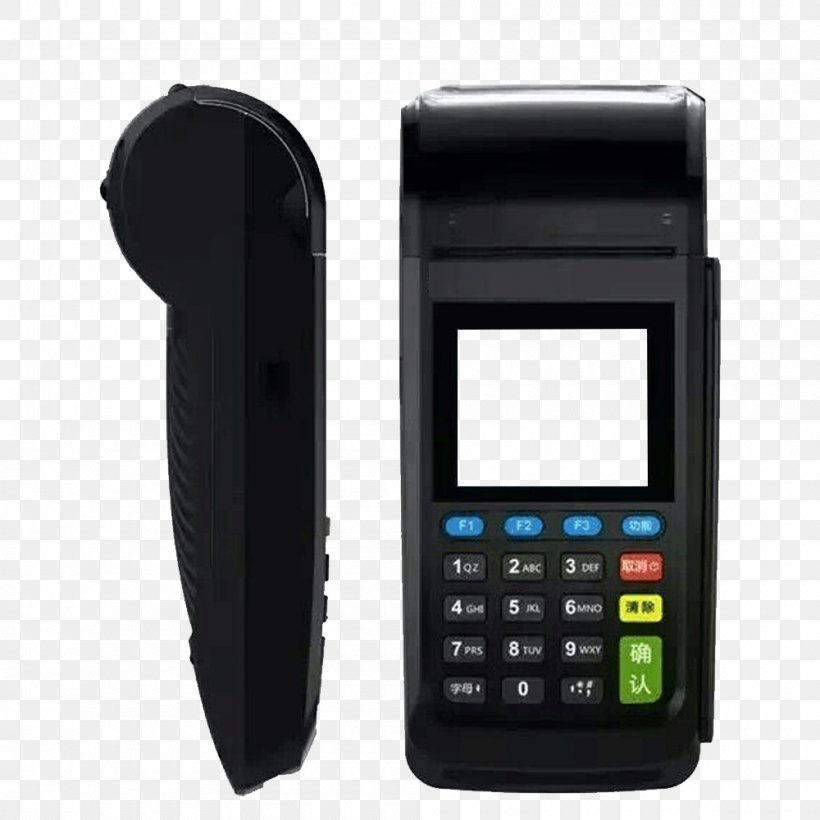 Point Of Sale Payment Terminal Credit Card Cash Register Card Reader, PNG, 1000x1000px, Point Of Sale, Card Reader, Cash, Cash Register, Cellular Network Download Free