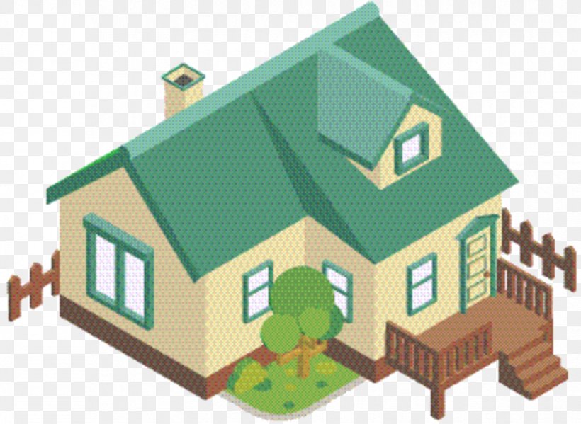 Real Estate Background, PNG, 877x641px, Architecture, Building, Cartoon, Cottage, Facade Download Free