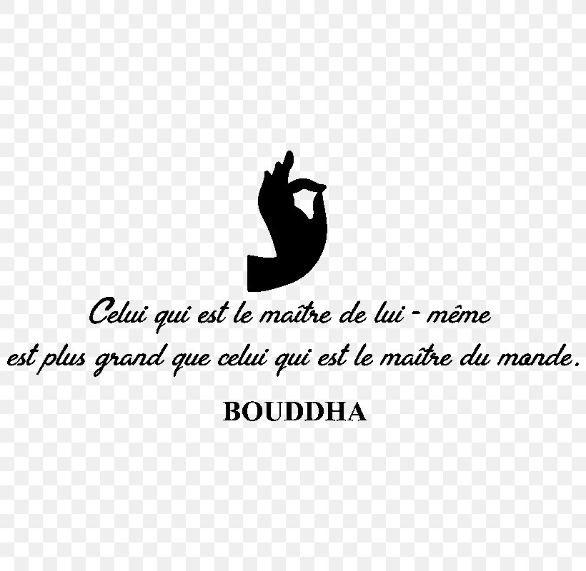 Buddhahood Buddhism Quotation Sticker Zen, PNG, 800x800px, Buddhahood, Area, Black, Black And White, Brand Download Free