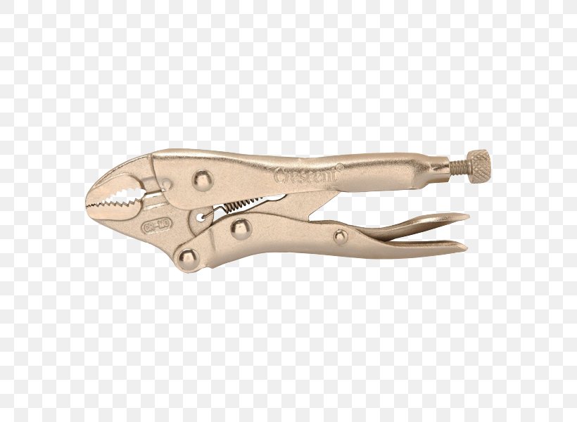 Locking Pliers Needle-nose Pliers Hand Tool Diagonal Pliers, PNG, 600x600px, Locking Pliers, Beige, Diagonal Pliers, Hand Tool, Handle Download Free