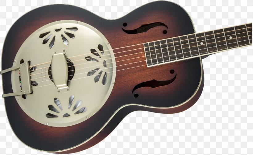 Acoustic Guitar Acoustic-electric Guitar Ukulele Gretsch Resonator Guitar, PNG, 2400x1475px, Watercolor, Cartoon, Flower, Frame, Heart Download Free