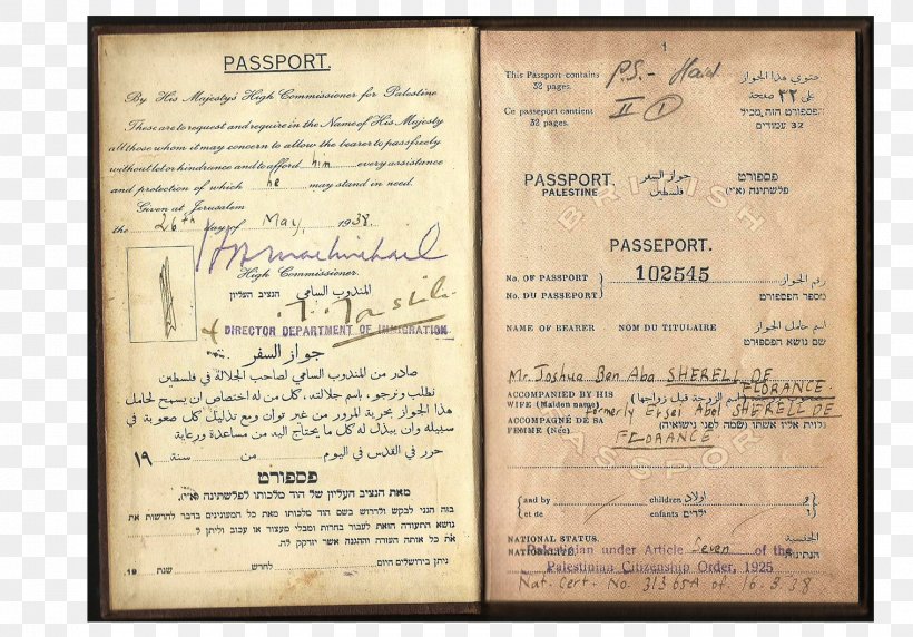 Document Palestinian Authority Passport Palestinians, PNG, 1517x1060px, Document, Palestinian Authority Passport, Palestinians, Paper, Passport Download Free