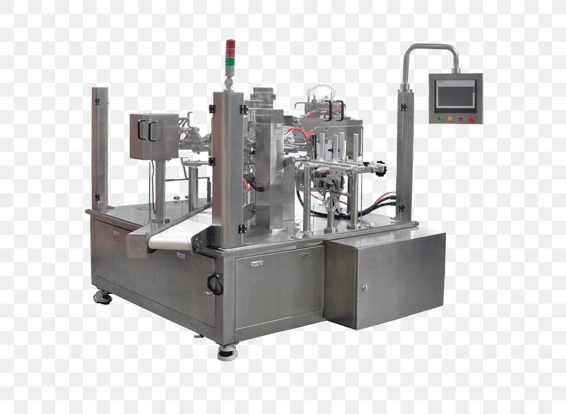 Packaging Machine Doypack Packaging And Labeling Manufacturing, PNG, 600x600px, Machine, Augers, Bag, Chennai, Cylinder Download Free
