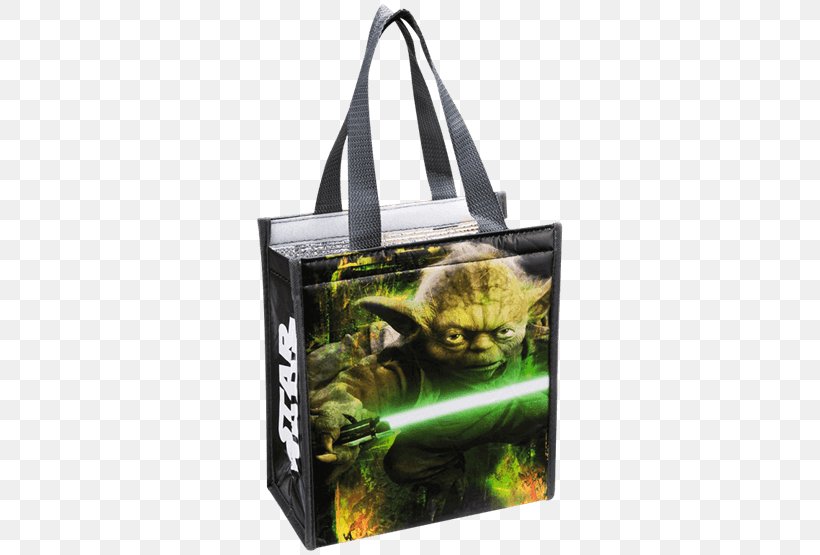 Yoda Anakin Skywalker Padmé Amidala Star Wars Tote Bag, PNG, 555x555px, Yoda, Anakin Skywalker, Bag, Brand, Empire Strikes Back Download Free