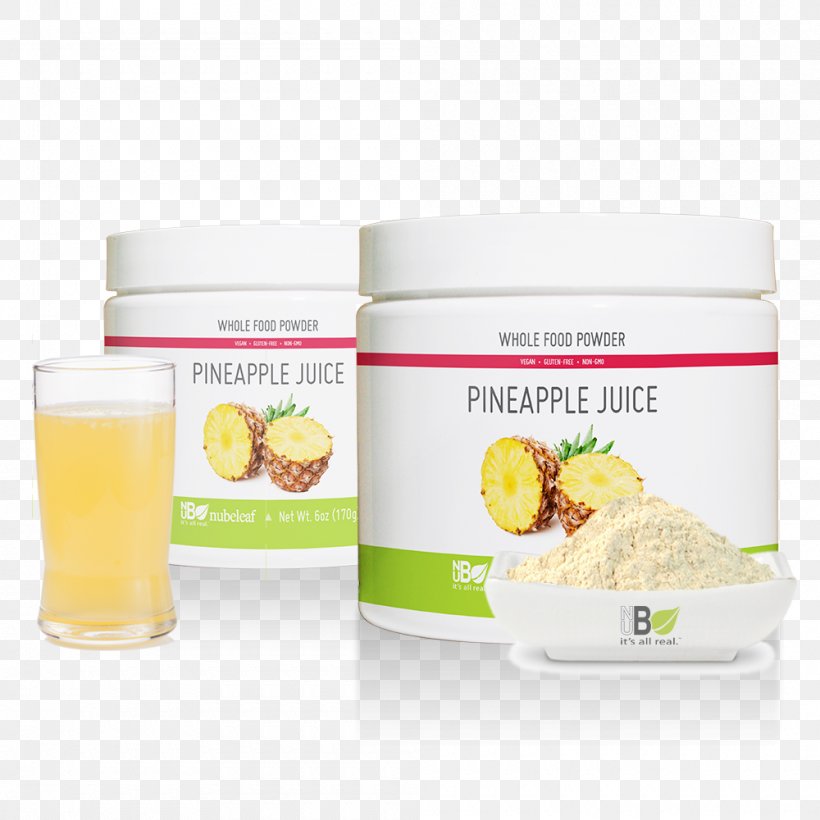 Juice Pineapple Jus D'ananas Powder Bromelain, PNG, 1000x1000px, Juice, Amazoncom, Bromelain, Dried Fruit, Flavor Download Free