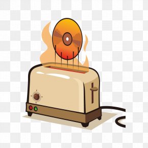 Vector Cartoon DVD And Machinery - Cartoon Illustration PNG