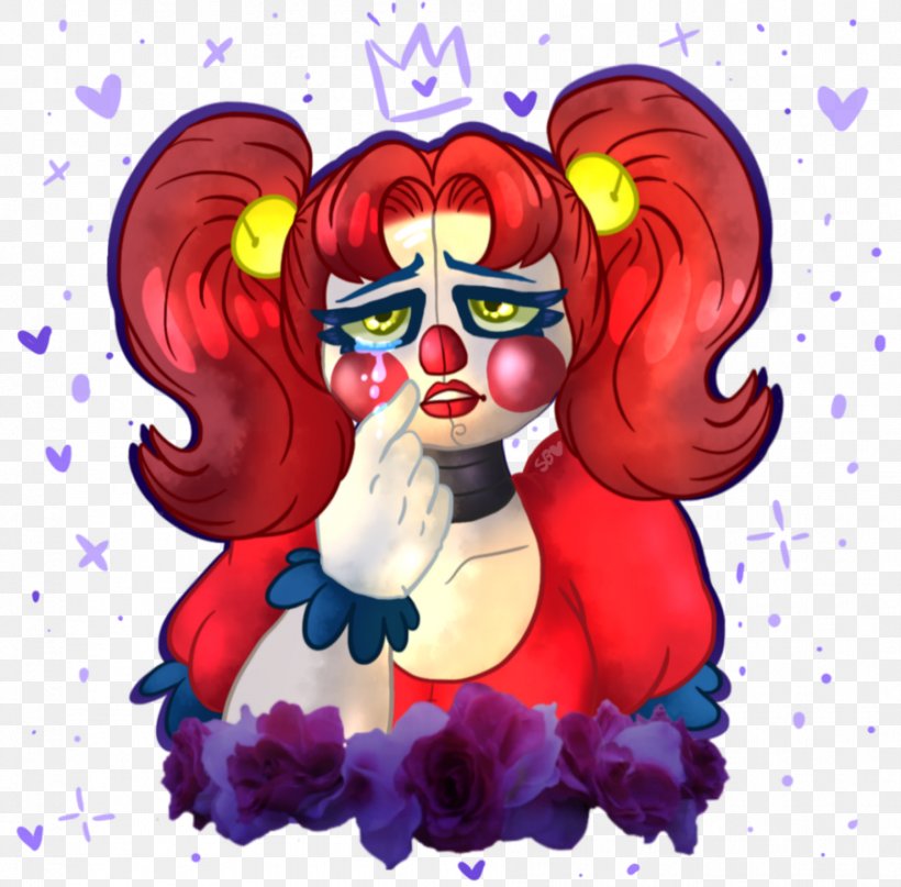 Five Nights At Freddy's: Sister Location Five Nights At Freddy's 2 YouTube Art, PNG, 901x887px, Youtube, Art, Cartoon, Clown, Crybaby Download Free