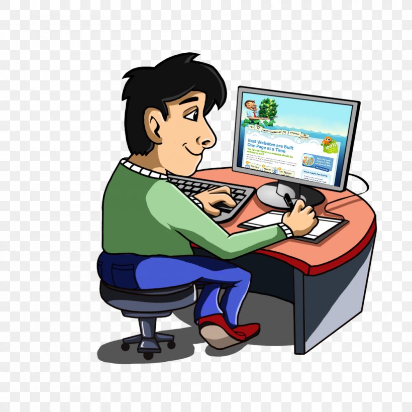 Webmaster Web Design Clip Art, PNG, 1000x1000px, Webmaster, Blog, Cartoon, Communication, Computer Download Free
