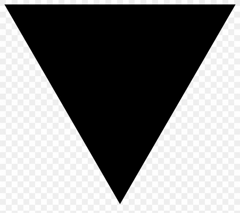 Triangle - Black Triangle Geometry LGBT Symbol PNG