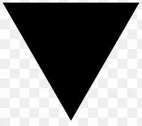 Triangle - Black Triangle Geometry LGBT Symbol PNG