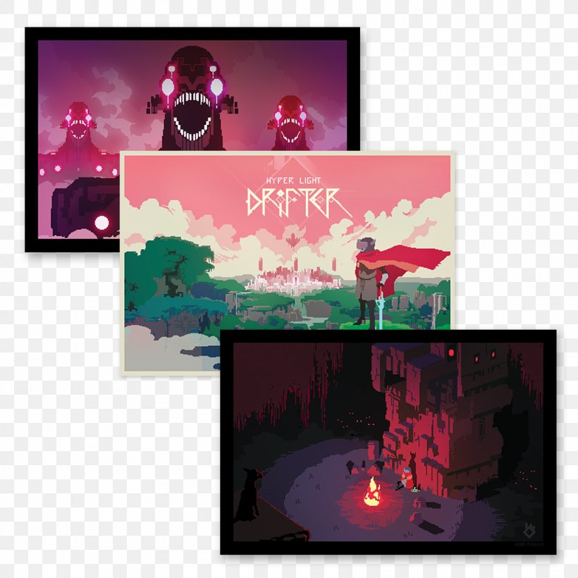 Hyper Light Drifter PlayStation 4 YIIK: A Postmodern RPG Video Game, PNG, 1024x1024px, Hyper Light Drifter, Art, Flower, Game, Magenta Download Free