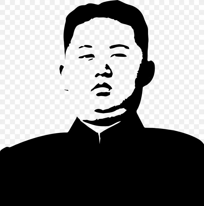 Kim Jong-un United States North Korea T-shirt Zazzle, PNG, 2250x2276px, Kim Jong Un, Art, Black And White, Clip Art, Crew Neck Download Free