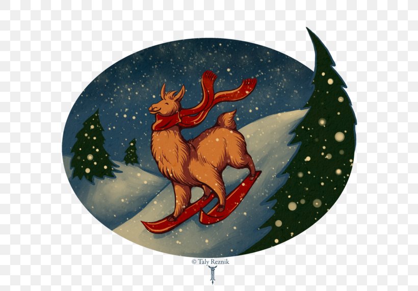 Reindeer Christmas Ornament Character, PNG, 600x571px, Reindeer, Character, Christmas, Christmas Decoration, Christmas Ornament Download Free