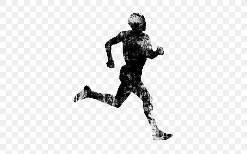 Running Sport Clip Art, PNG, 512x512px, 5k Run, Running, Black And White, Figurine, Headgear Download Free