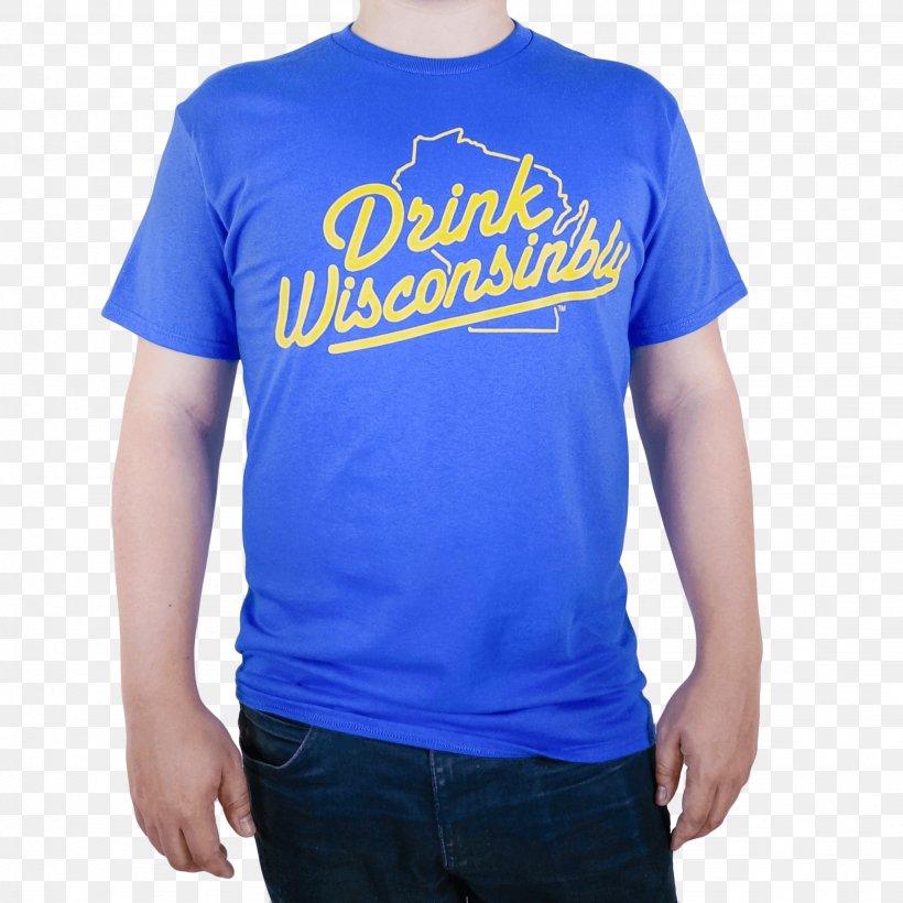 T-shirt Drink Wisconsinbly Pub & Grub Bluza, PNG, 2048x2048px, Tshirt, Active Shirt, Bar, Bloomers, Blue Download Free