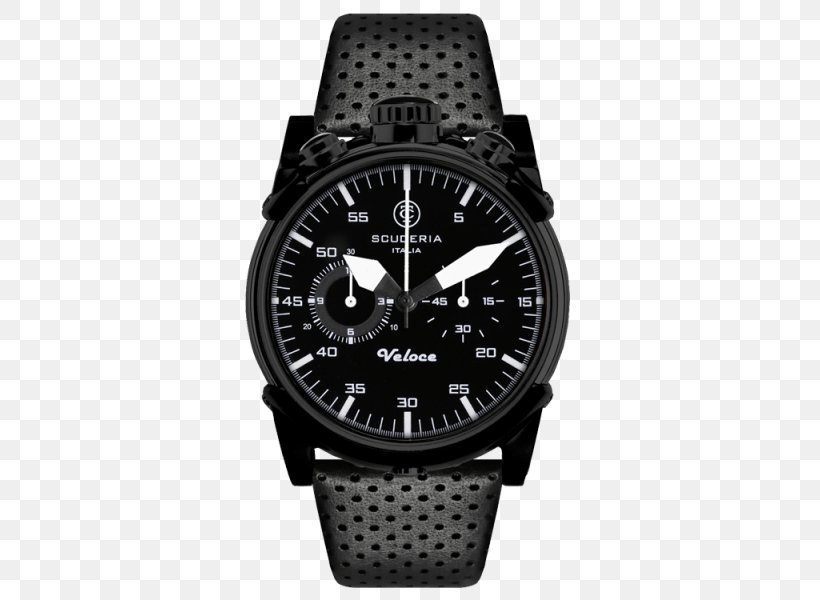 Watch Strap Chronograph CT Scuderia Corsa Cafe Racer Clock, PNG, 600x600px, Watch, Black, Brand, Chronograph, Clock Download Free