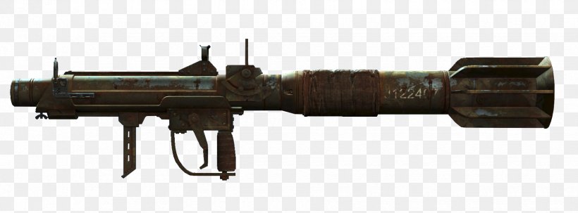 Fallout 4 Fallout: New Vegas Rocket Launcher Weapon Missile, PNG, 1750x648px, Watercolor, Cartoon, Flower, Frame, Heart Download Free