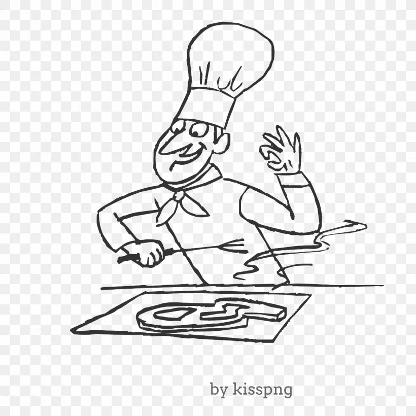 Cartoon Chef Cooking Transparent Clipart., PNG, 1300x1300px, Watercolor, Cartoon, Flower, Frame, Heart Download Free