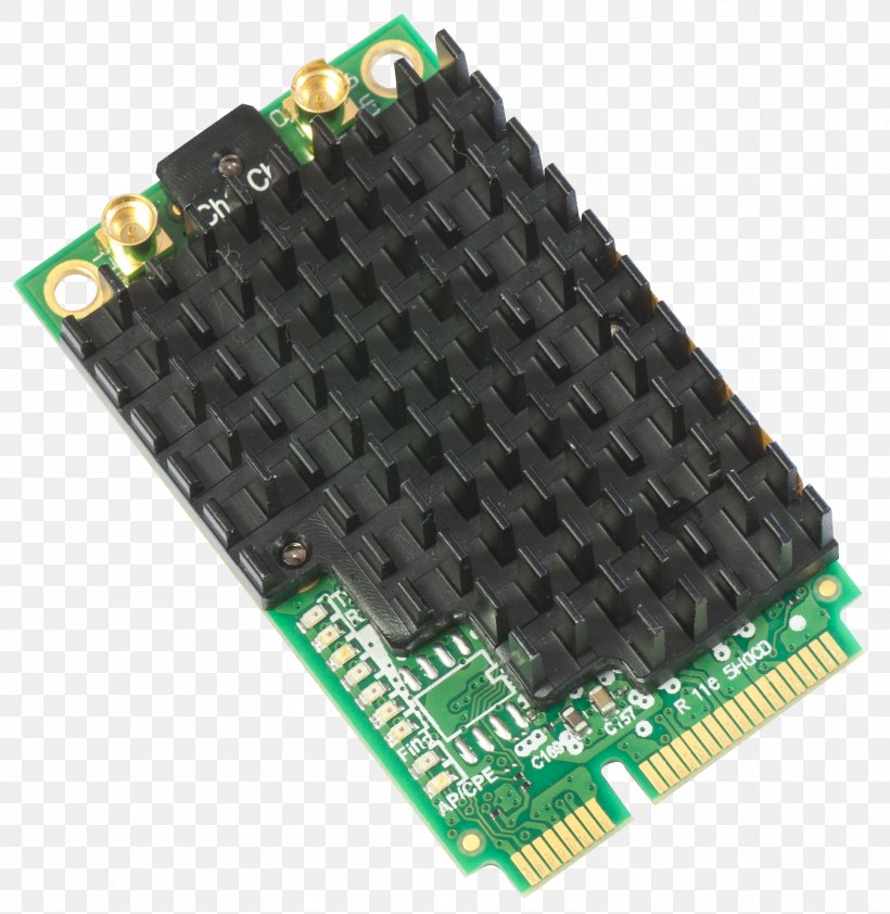 MikroTik RouterBOARD Mini PCI Wireless Network Interface Controller IEEE 802.11ac, PNG, 1934x1987px, Mikrotik, Circuit Component, Computer Component, Computer Network, Conventional Pci Download Free