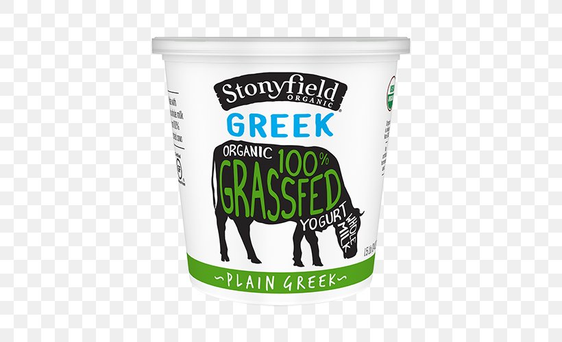 Milk Organic Food Greek Cuisine Stonyfield Farm, Inc. Yoghurt, PNG, 500x500px, Milk, Brand, Cup, Drink, Drinkware Download Free