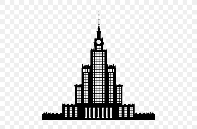 Palace Of Culture And Science Information, PNG, 512x535px, Palace Of Culture And Science, Black And White, Building, City, Computer Font Download Free