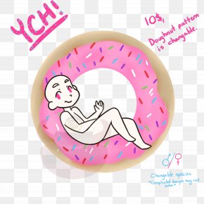 Doughnut - Clothing Accessories Material Fashion Pink M Font PNG