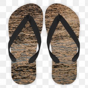 Golden Peacock - Flip-flops Footwear Sandal Shoe Wood PNG