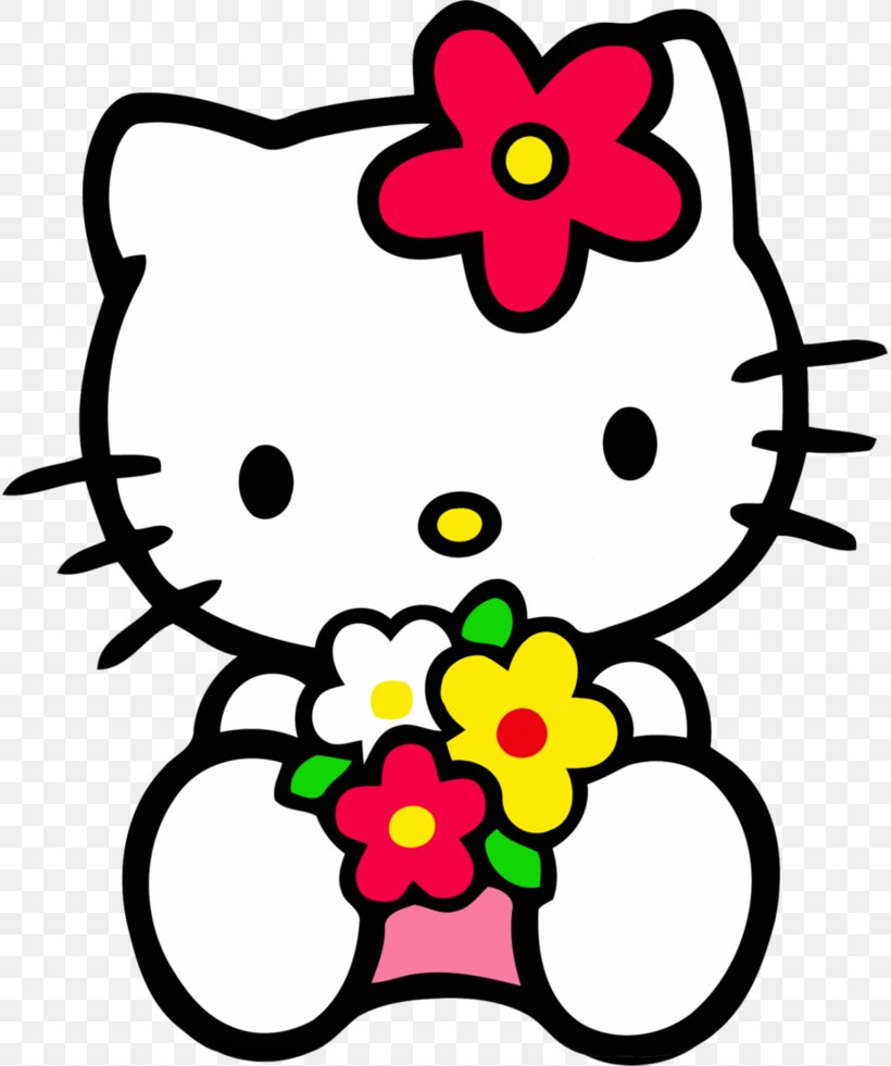 Hello Kitty Clip Art, PNG, 815x981px, Hello Kitty, Art, Artwork, Display Resolution, Flower Download Free