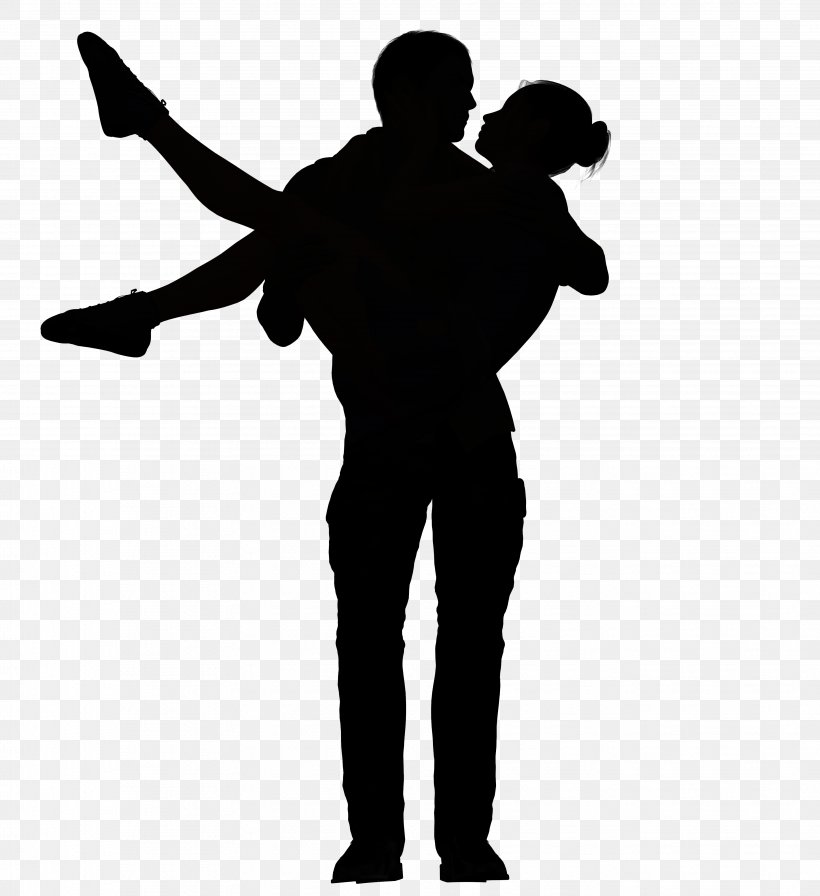 Silhouette Significant Other, PNG, 3657x4000px, Silhouette, Arm, Black And White, Couple, Heart Download Free