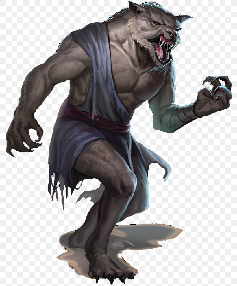 Dungeons & Dragons Gray Wolf Monster Manual Werewolf Lycanthrope, PNG, 796x988px, Dungeons Dragons, Aggression, Curse, Demon, Fictional Character Download Free