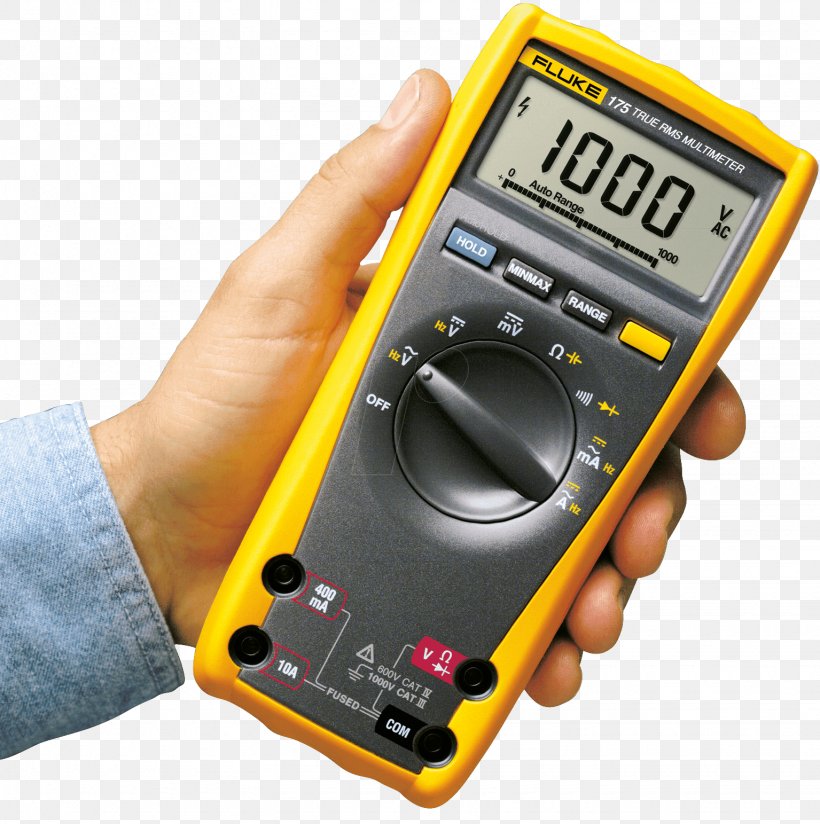 Fluke Corporation Digital Multimeter Electronics True RMS Converter, PNG, 1535x1543px, Fluke Corporation, Digital Multimeter, Display Device, Electric Potential Difference, Electrical Wires Cable Download Free