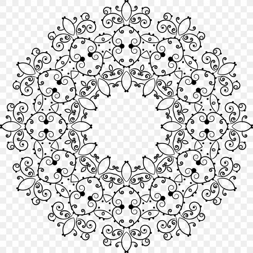 Line Art Drawing Clip Art, PNG, 2342x2342px, Line Art, Area, Black, Black And White, Decorative Arts Download Free