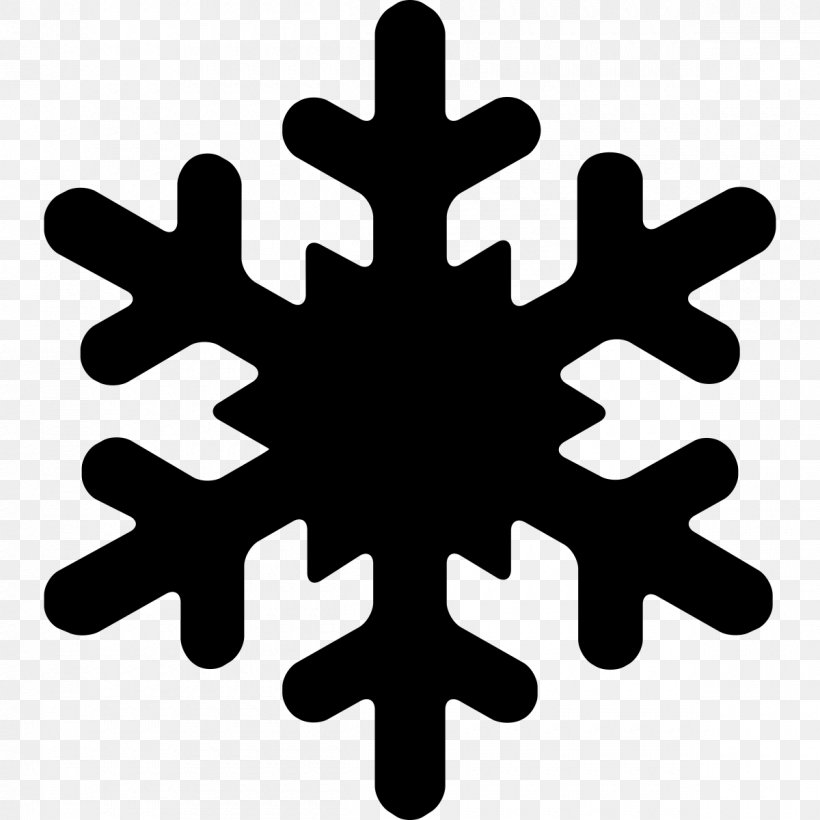 Snowflake Font Awesome Clip Art, PNG, 1200x1200px, Snowflake, Black And White, Font Awesome, Hexagon, Shape Download Free