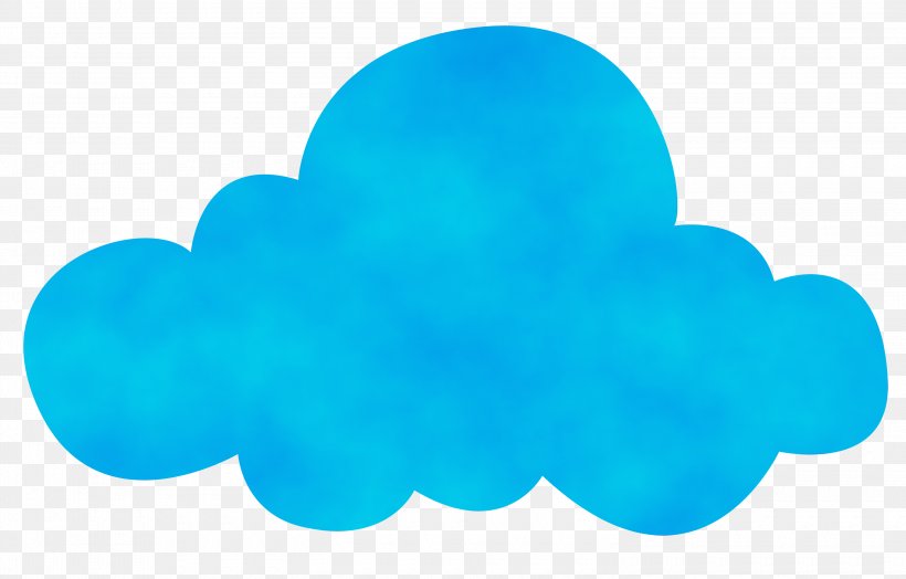 Aqua Cloud Blue Turquoise Teal, PNG, 3000x1918px, Watercolor, Aqua, Blue, Cloud, Electric Blue Download Free