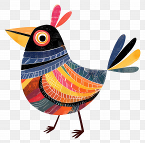 Bird - Colorful Bird Illustration PNG