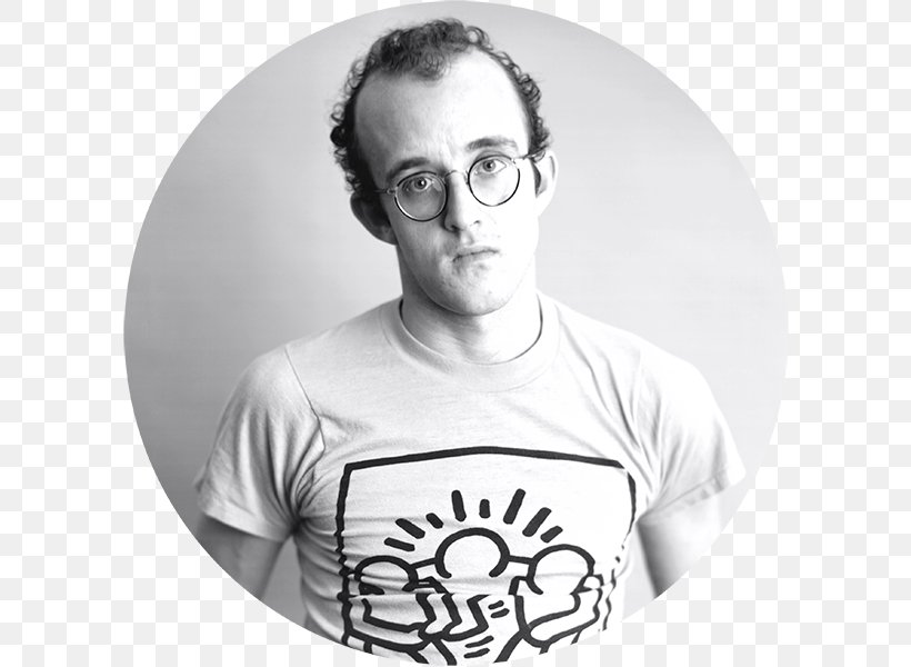 Keith Haring Artist Painting Works On Paper 1989, PNG, 600x600px, Keith Haring, Art, Artist, Black And White, Eyewear Download Free