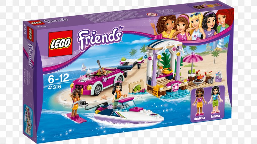 LEGO 41316 Friends Andrea's Speedboat Transporter LEGO Friends Toy Lego City, PNG, 1488x837px, Lego Friends, Lego, Lego 60169 City Cargo Terminal, Lego Canada, Lego City Download Free