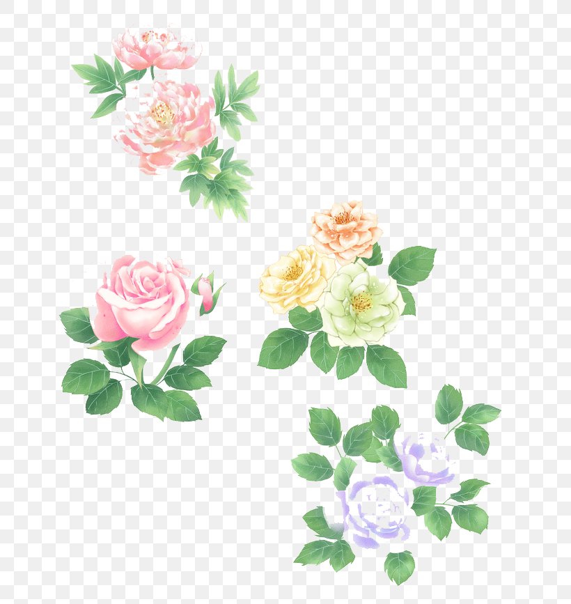 Watercolor Flowers, PNG, 658x867px, Centifolia Roses, Artificial Flower, Cut Flowers, Flora, Floral Design Download Free