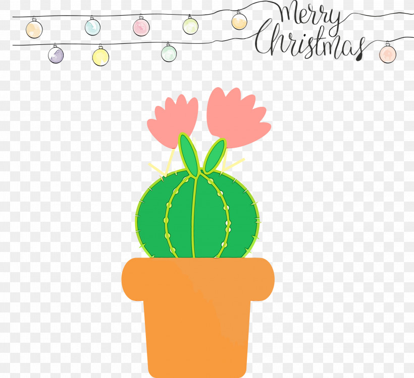 Cactus, PNG, 3000x2745px, Merry Christmas, Cactus, Christmas Ornaments, Flower, Flowerpot Download Free