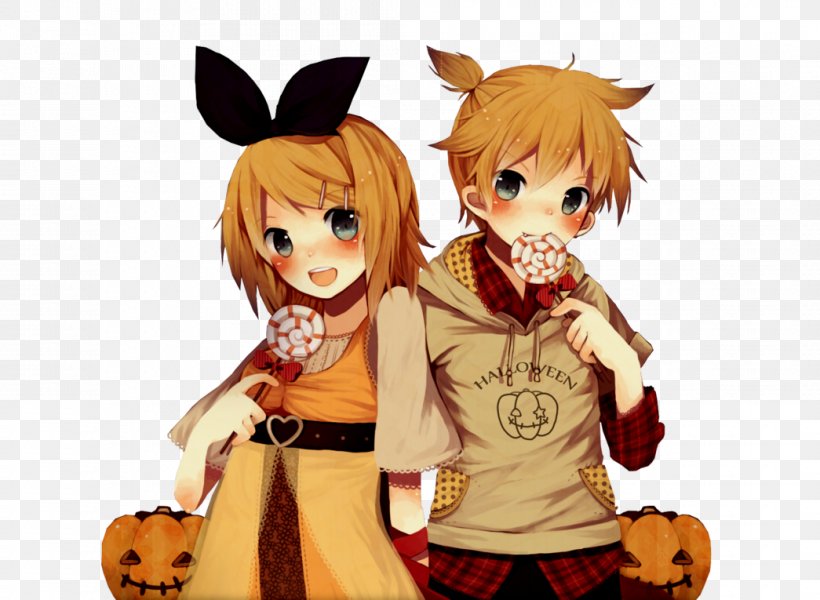 Kagamine Rin/Len Happy Halloween! Vocaloid Trick-or-treating, PNG, 1045x765px, Watercolor, Cartoon, Flower, Frame, Heart Download Free