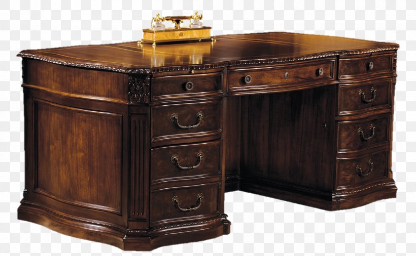 Pedestal Desk Furniture Drawer Hutch, PNG, 2400x1483px, Desk, Adjustable Shelving, Antique, Armoires Wardrobes, Buffets Sideboards Download Free