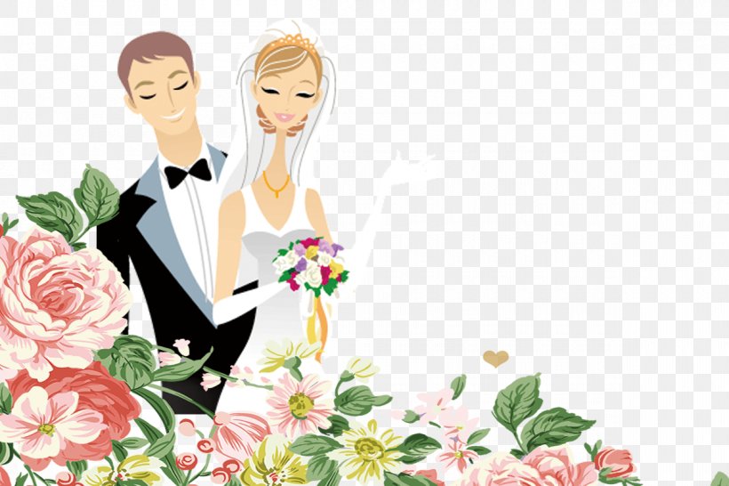 Floral Design Bridegroom Marriage, PNG, 1200x800px, Watercolor, Cartoon, Flower, Frame, Heart Download Free
