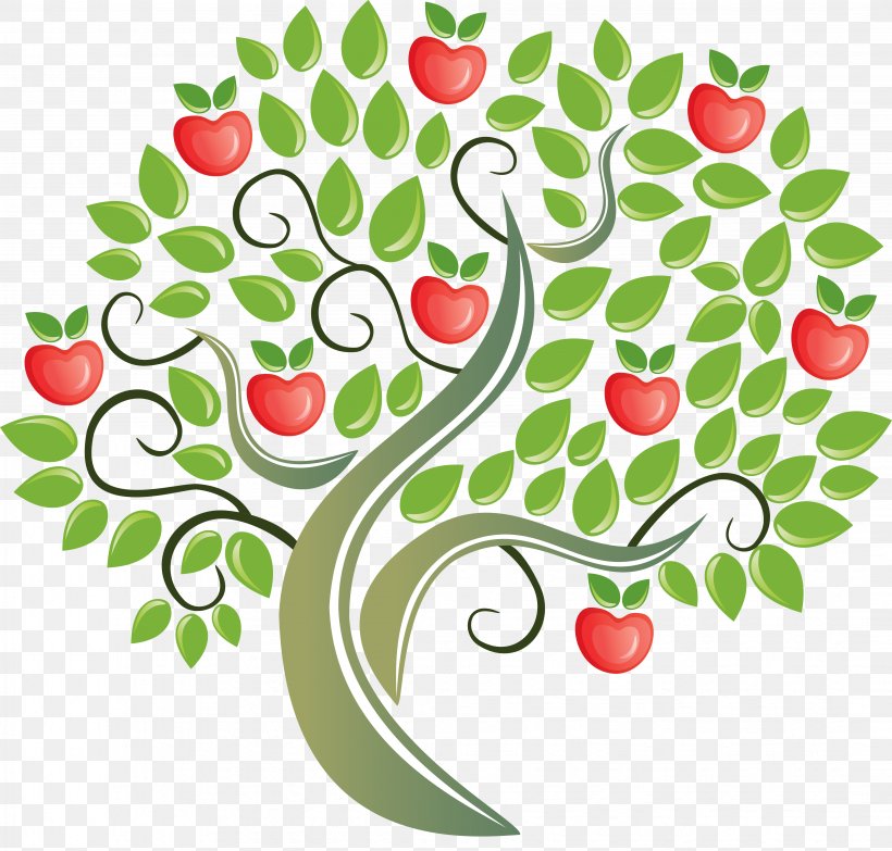 Apples Tree Clip Art, PNG, 4281x4090px, Apple, Apples, Area, Branch, Dots Per Inch Download Free