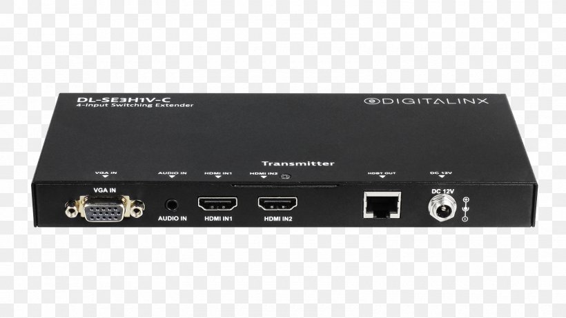 HDMI HDBaseT Network Switch Computer Monitors RF Modulator, PNG, 1600x900px, 4k Resolution, Hdmi, Audio Receiver, Cable, Cable Converter Box Download Free
