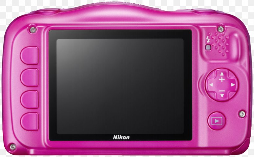 Point-and-shoot Camera Nikon Pink Megapixel, PNG, 1200x743px, Camera, Camera Lens, Cameras Optics, Digital Camera, Digital Cameras Download Free
