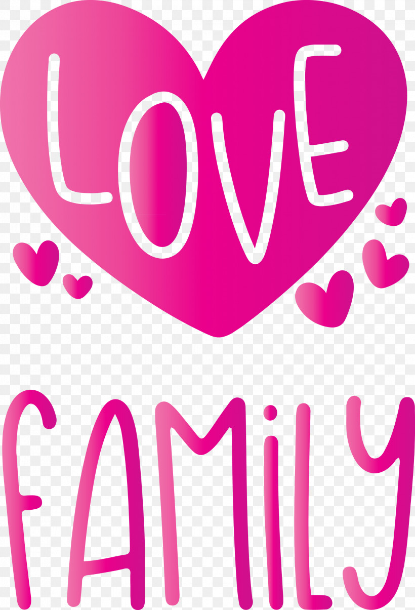 Family Day I Love Family, PNG, 2041x3000px, Family Day, Heart, I Love Family, Love, Magenta Download Free