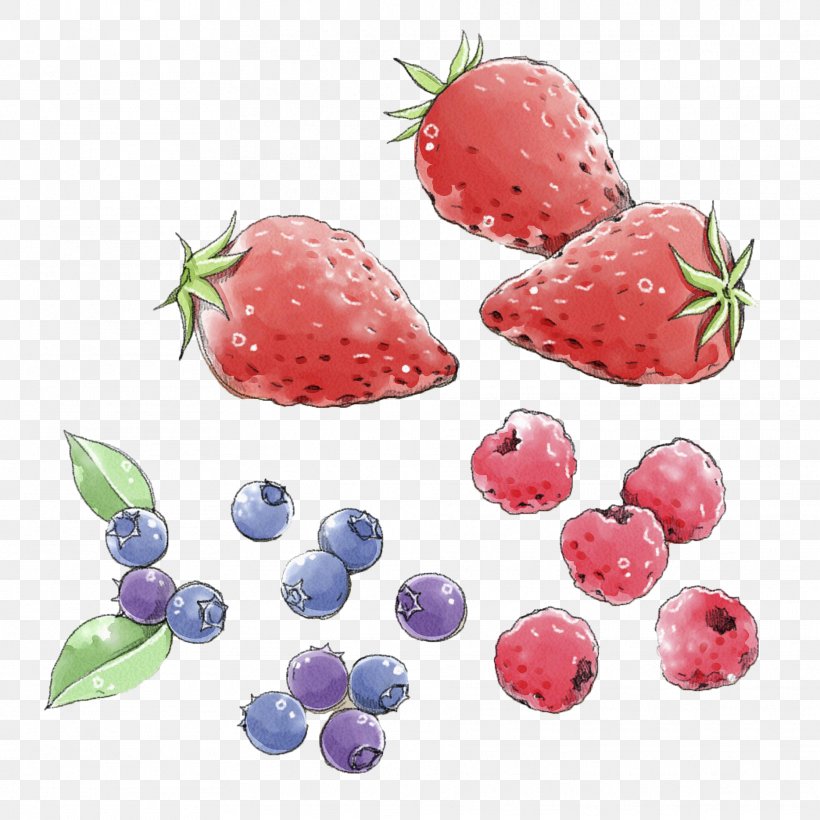 Strawberry Blueberry Aedmaasikas, PNG, 1869x1869px, Strawberry, Aedmaasikas, Auglis, Berry, Blueberry Download Free