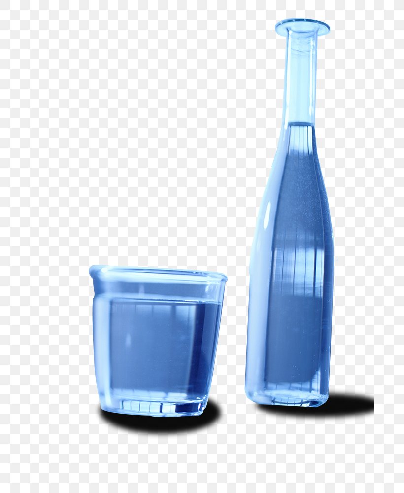 Water Glass Bottle, PNG, 700x1000px, Water, Barware, Blue, Bottle, Cobalt Blue Download Free